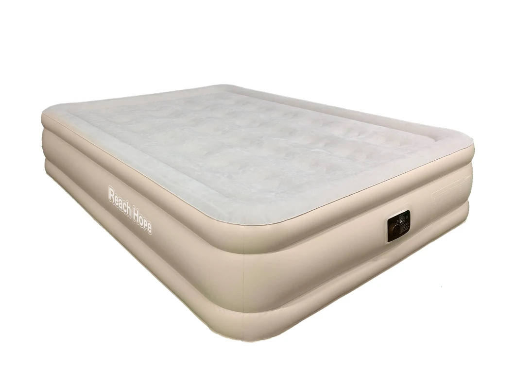 Double Camping Use Flocked Air Mattress Airbed