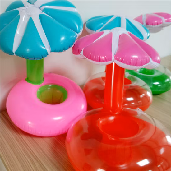 Индивидуальный держатель поплавка для бассейна с фламинго из ПВХ, надувное плавательное кольцо